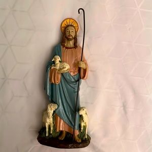 Jesus the Good Shepherd Religious statue